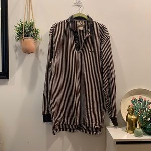 Vintage striped IZOD golf shirt